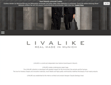 Tablet Screenshot of livalike.com